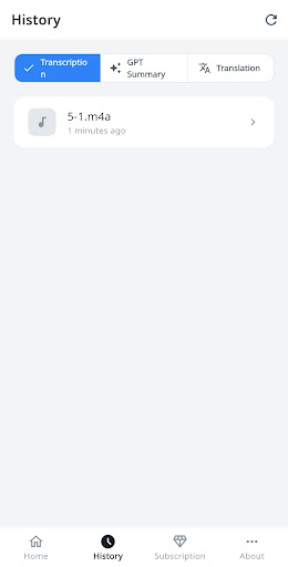 M4A to Text & Translate screenshot 4